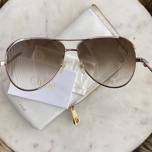 Chloe aviator sunglasses - Picture 9 of 14